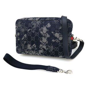 Gucci GG Denim Shoulder Bag